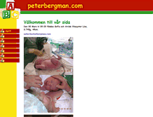 Tablet Screenshot of peterbergman.com